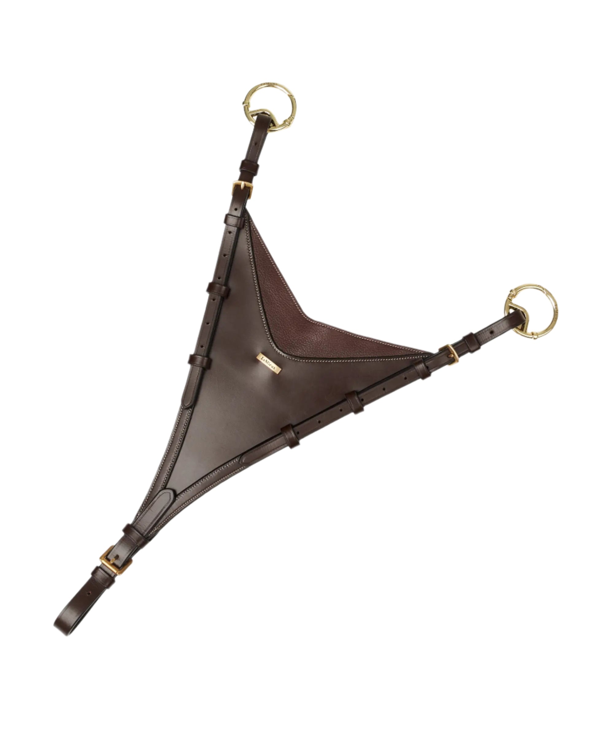 LeMieux Kudos Bib Martingale Attachment Havana/Brass