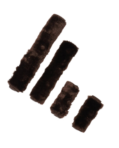 LeMieux Simuwool Headcollar Set Brown