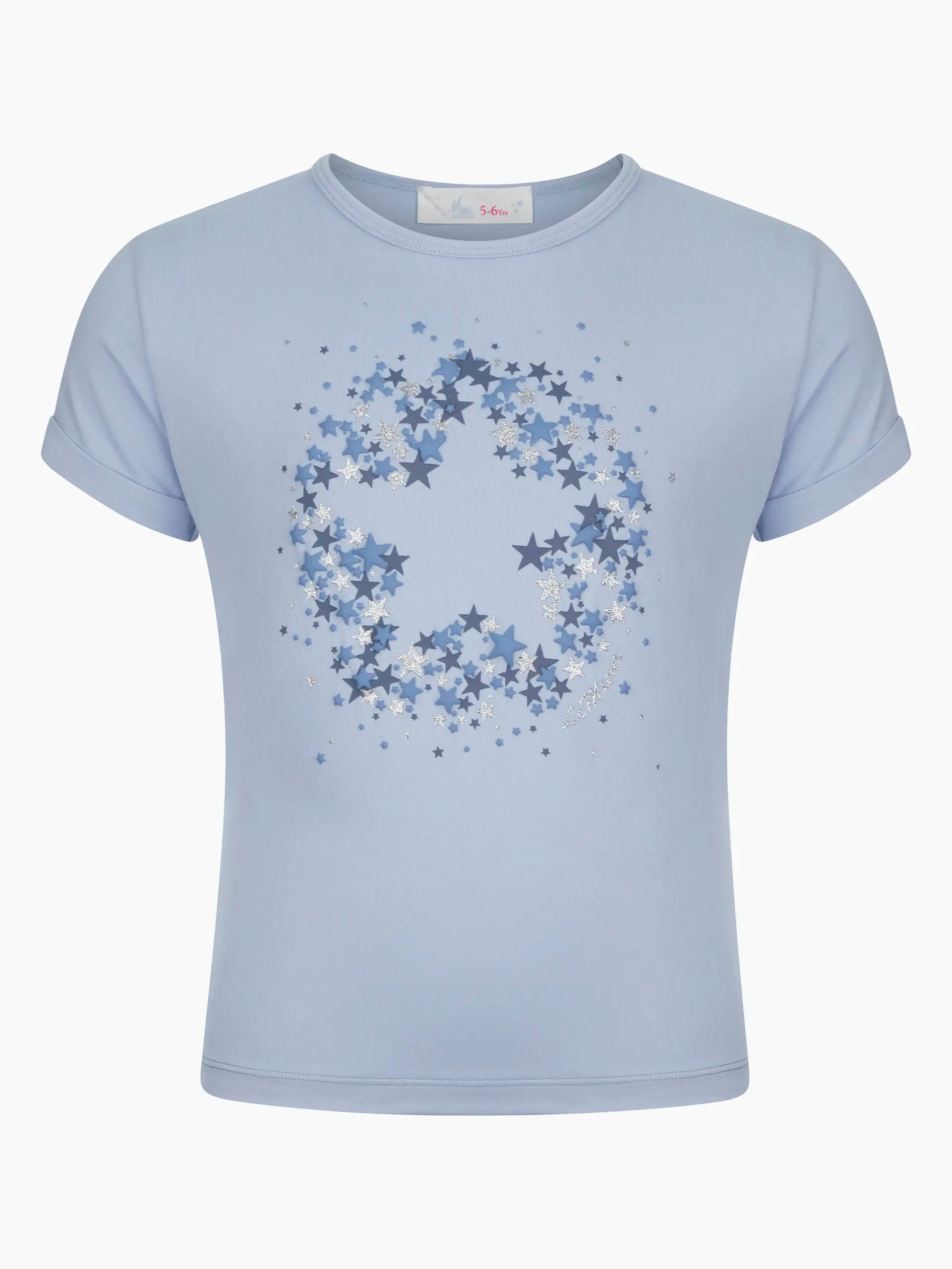 LEMIUEUX Mini Lexi Mist T-Shirt for Girls: Equestrian Style with Star Design