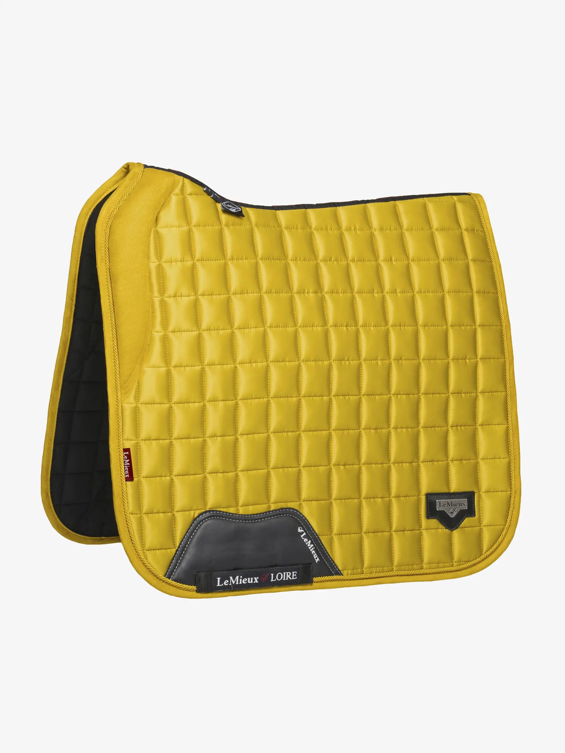 LeMieux Loire Memory Dressage Saddle Pad - Dijon Yellow - Equestrian Performance