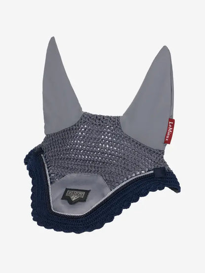 LeMieux Loire Fly Hood - Twilight Grey. Stylish & Protective Horse Fly Mask. Equestrian Gear