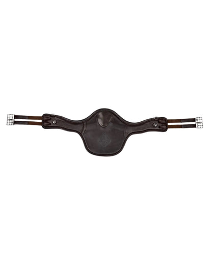 LeMieux Gel-Tek Anatomic Long Stud Girth: Brown Leather, Magnetic Clip, Horse Riding Equipment. Comfort & Protection for Horses.