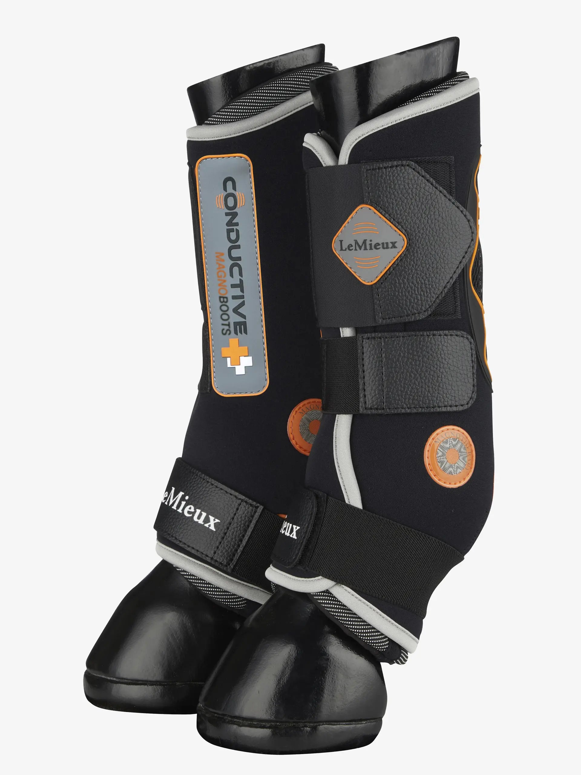 LeMieux Conductive Magno Boots: Horse boots for magnetic therapy & equestrian use. Aid recovery, improve blood supply.