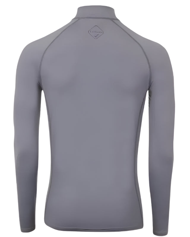 LEMIEUX Mens Base Layer - Slate Grey - Sweat-Wicking Thermal Top | Equiflair