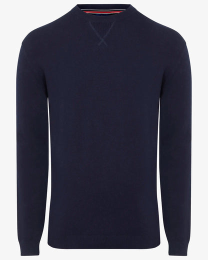 LeMieux Men's Navy Crew Neck Jumper - Equestrian Style Sweater