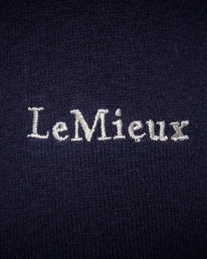 LeMieux Mens Navy Crew Neck Jumper. Stylish Equestrian Clothing. Quality Knit. LeMieux Brand.