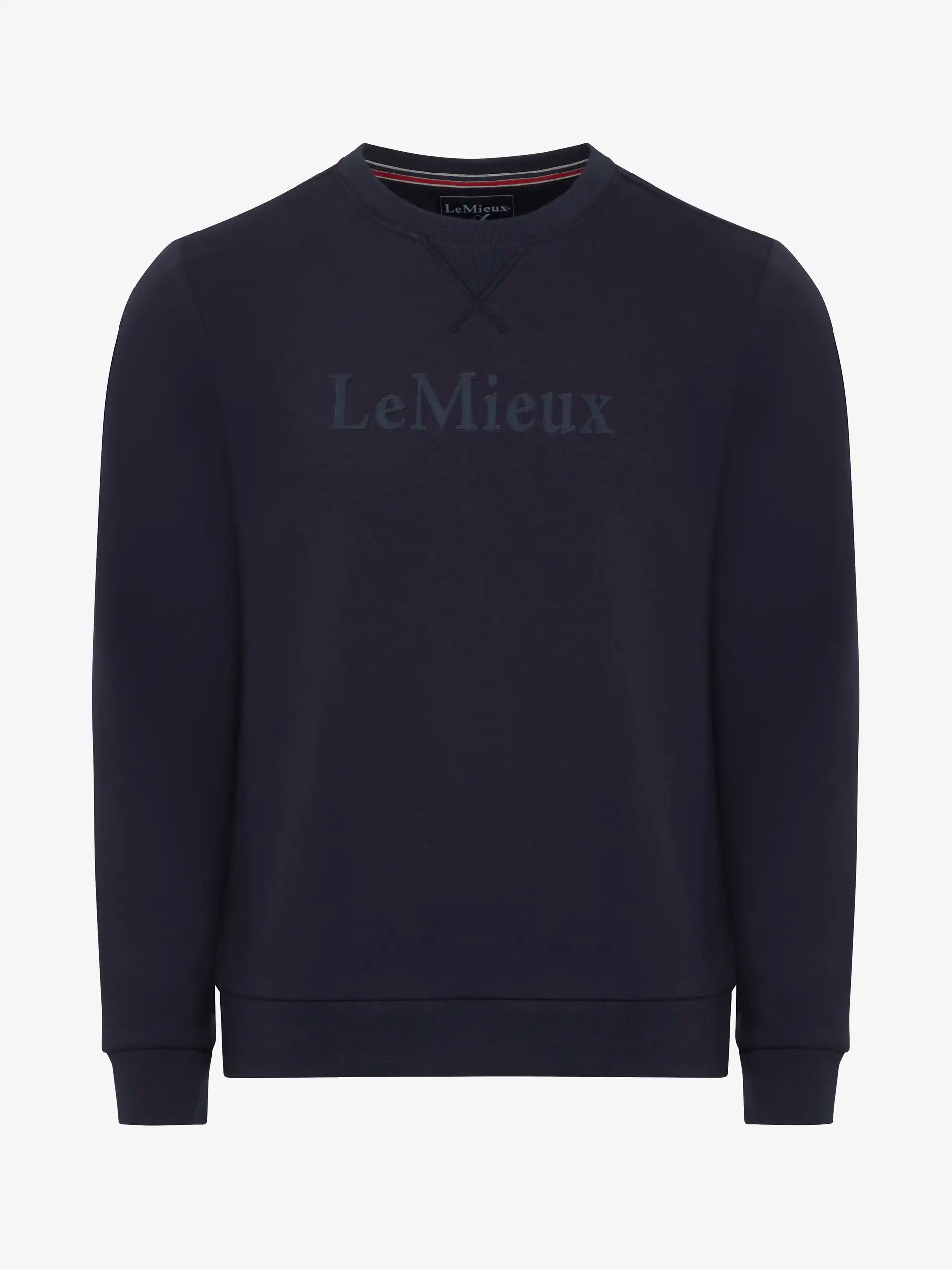LeMieux Mens Elite Crew Sweatshirt Navy