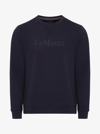 LeMieux Mens Elite Crew Sweatshirt Navy