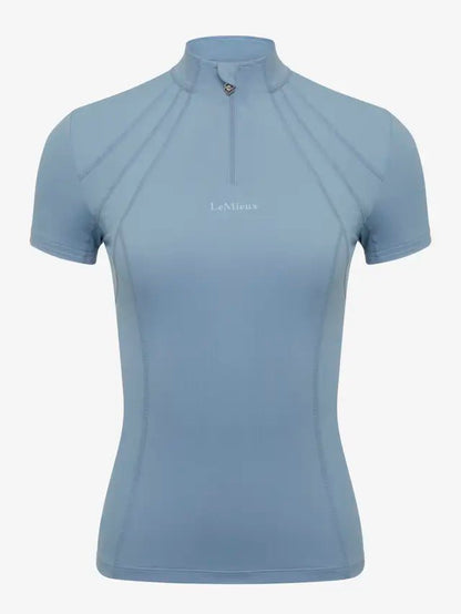 LeMieux Mia Mesh Short Sleeve Base Layer Denim | Equiflair