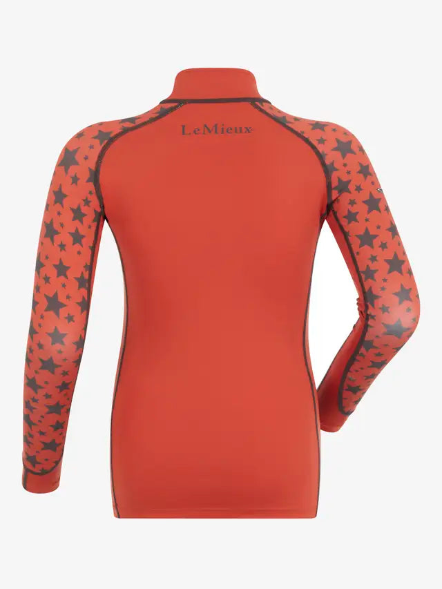 LEMIEUX MINI BASE LAYER SIENNA with Stars - Equestrian Riding Apparel, comfortable UV50+ protection