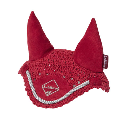 LEMIEUX Toy Pony Fly Hood - CHILLI. Miniature Equestrian Fly Veil for Toy Pony. Crochet, Suede Ears. Perfect Matching Toy Pony Outfit.