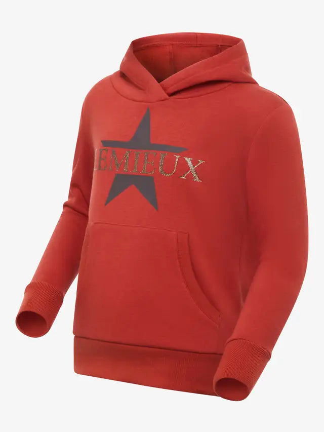 LEMIEUX MINI HOODIE SIENNA - Kids Equestrian Fleece Hoodie with Star Print - Cozy & Stylish