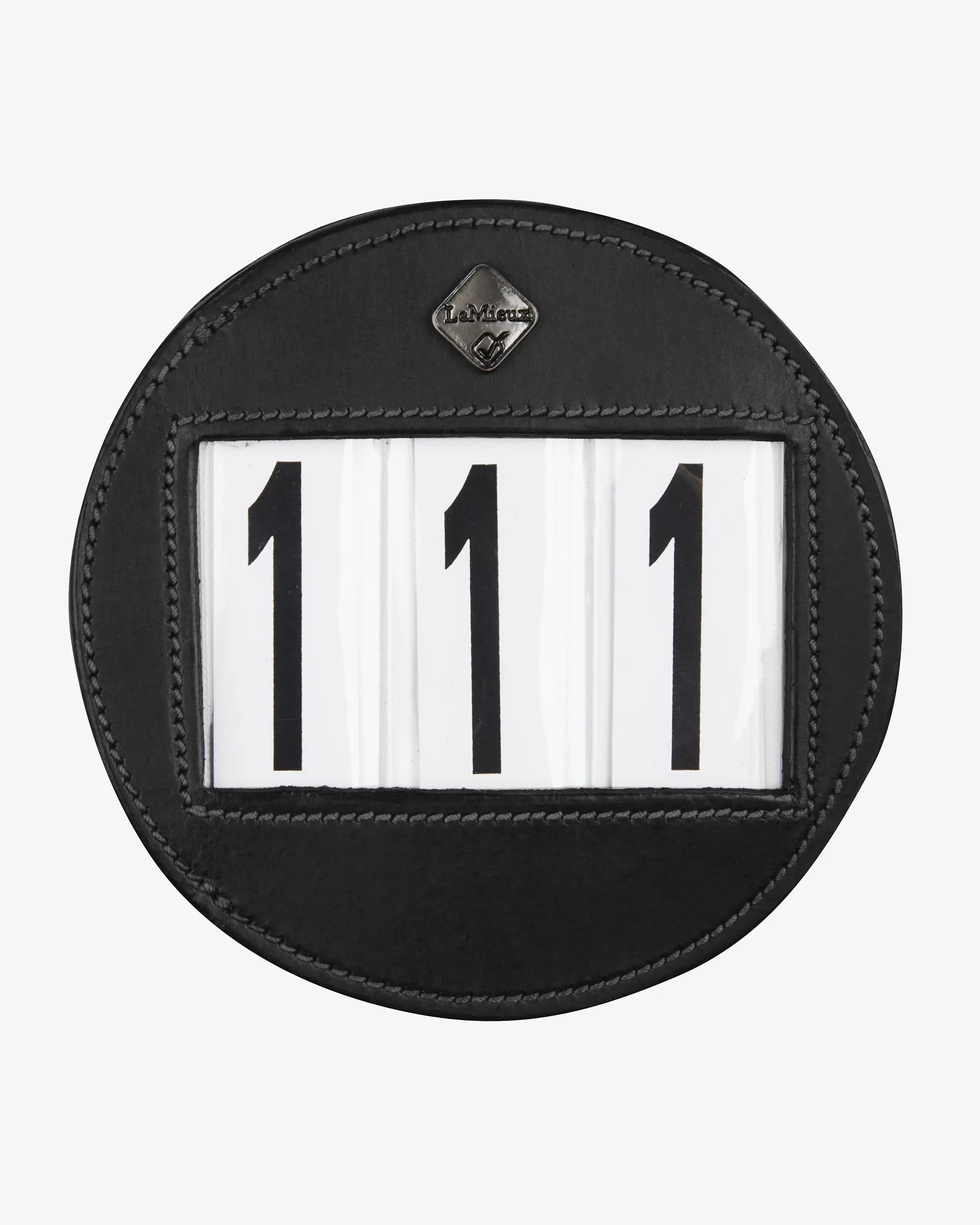 LeMieux Black Bridle Number Holder for Equestrian Competitions | Equiflair