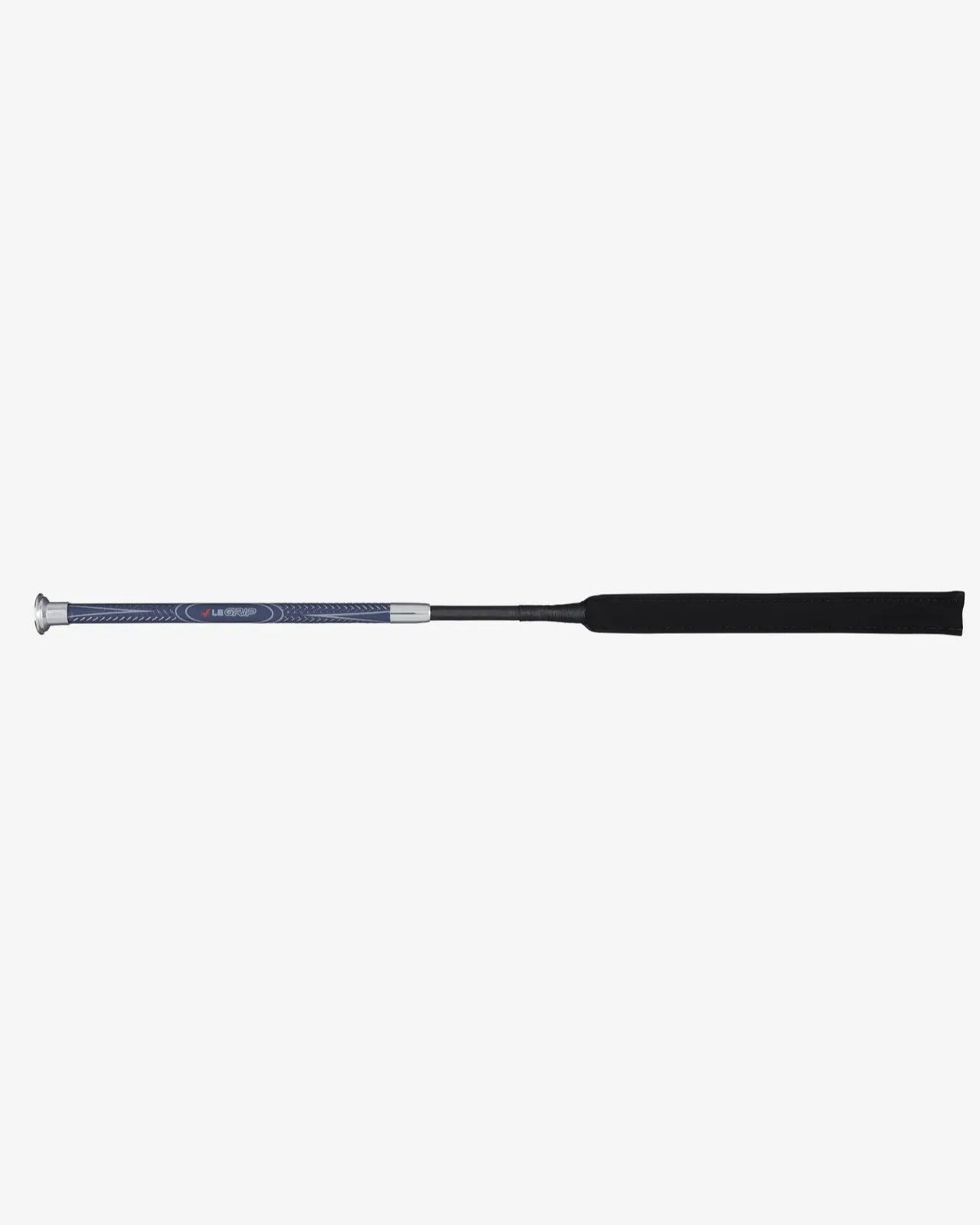 Lemieux Pro Baton Riding Whip - Navy Blue Equestrian Jumping Whip with Grip Handle