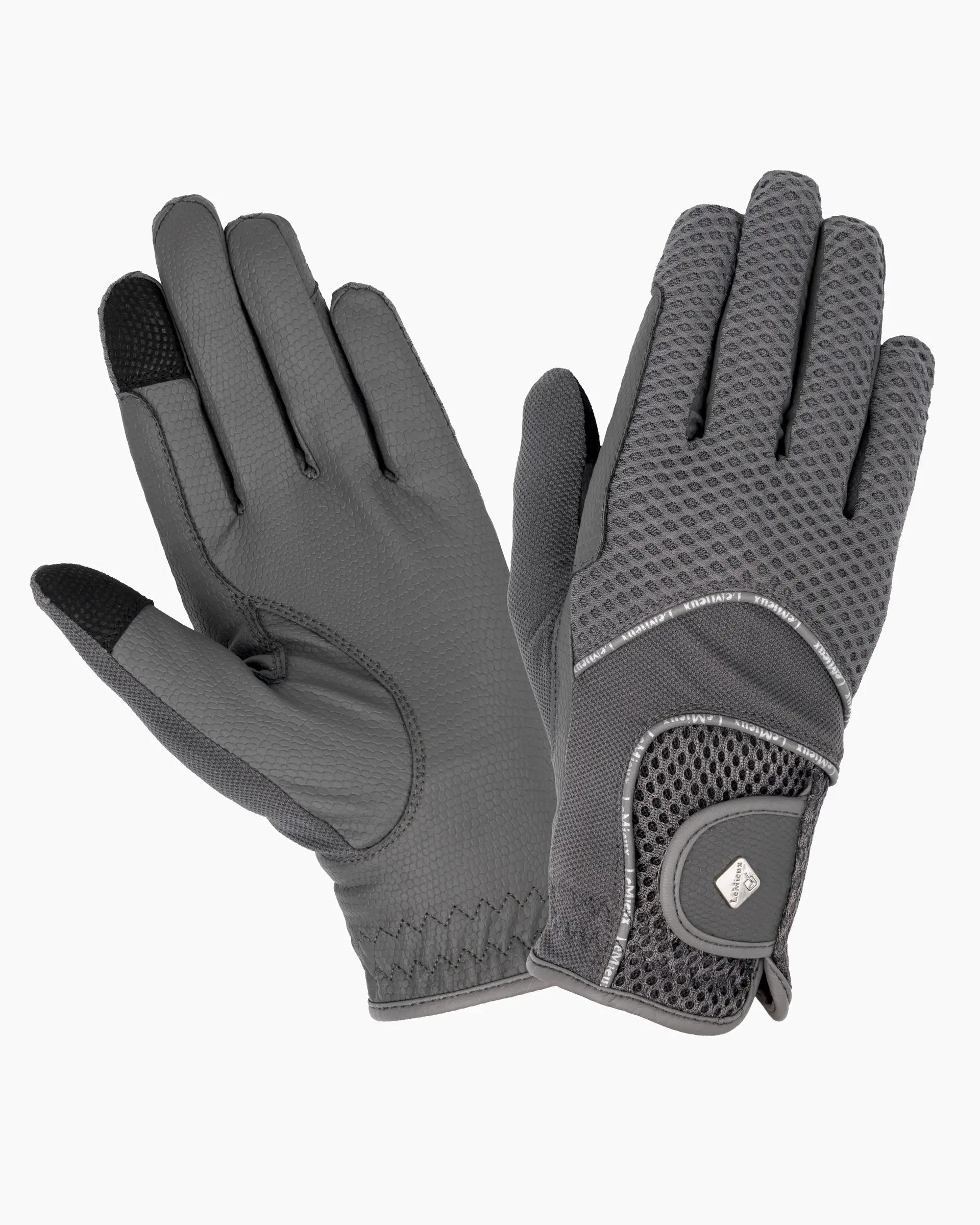 LeMieux  3D Mesh Riding Gloves Grey
