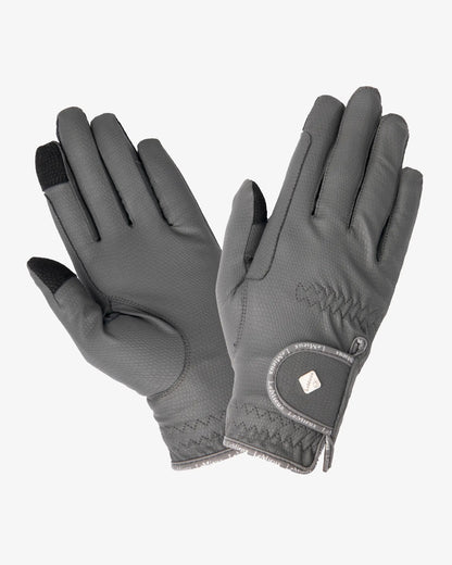 LeMieux Classic Riding Gloves Grey