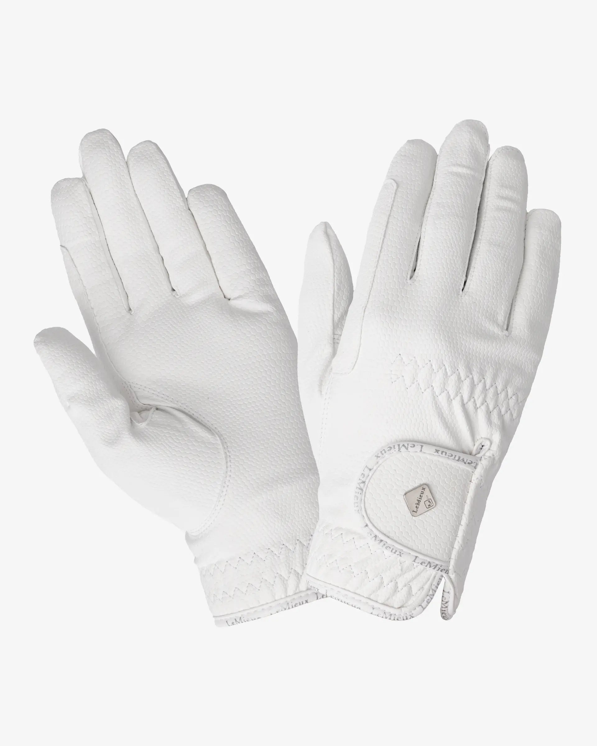 LeMieux Classic Riding Gloves White