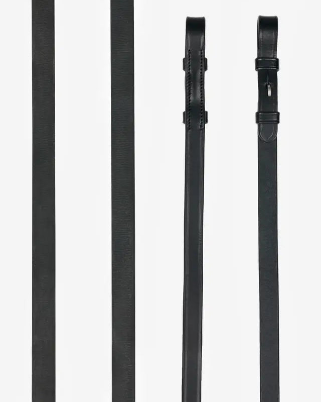 LeMieux Kris Extreme Rubber Reins Black