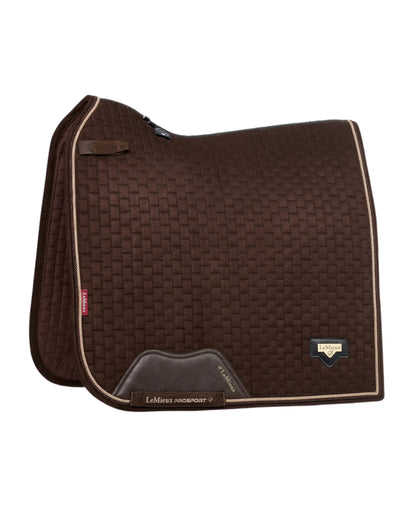 LeMieux Puissance Suede Dressage Square Brown