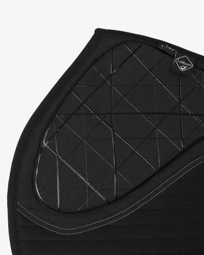 LeMieux Soft Shell Anti Slip Eurojump Square Black Saddle Pad - Horse Riding Gear