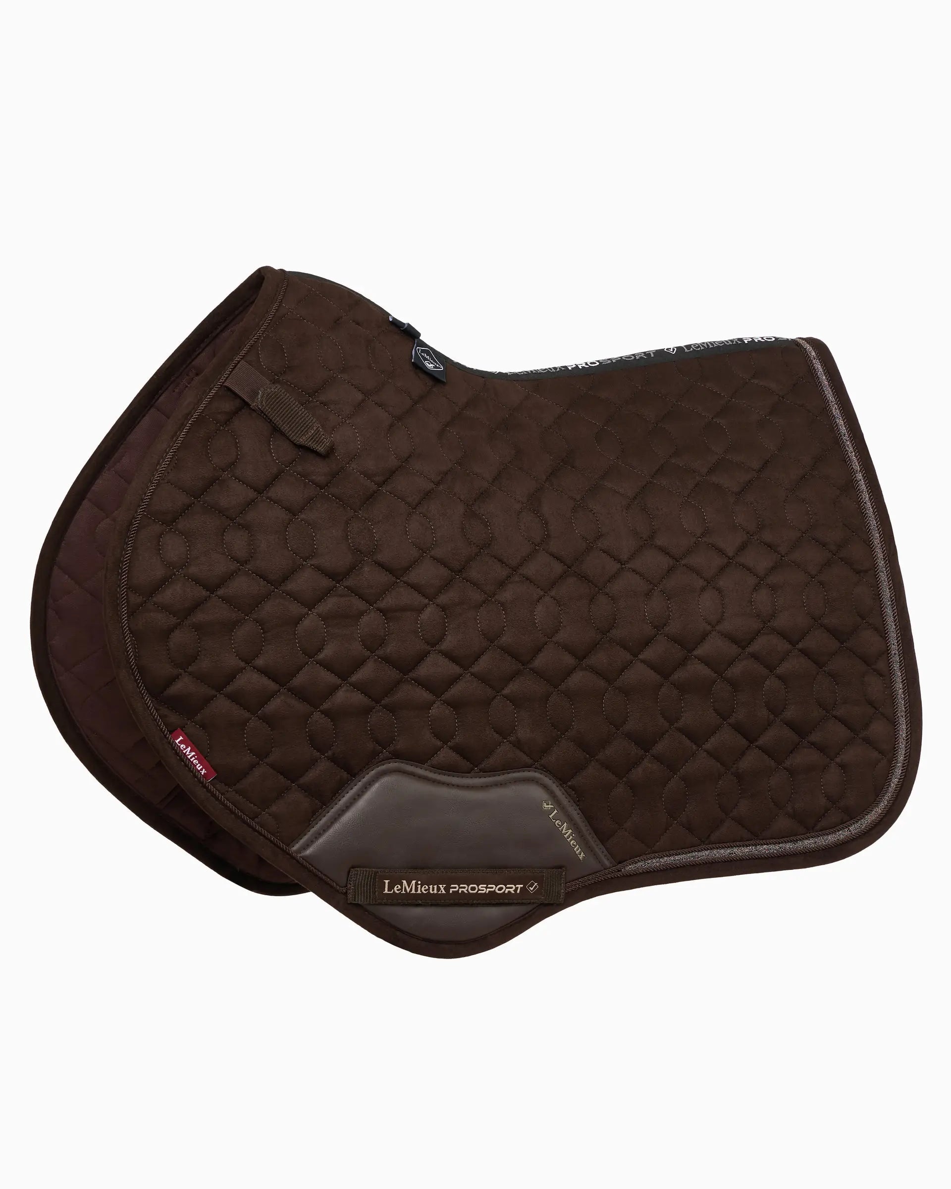 LeMieux Crystal Suede Close Contact Square Brown