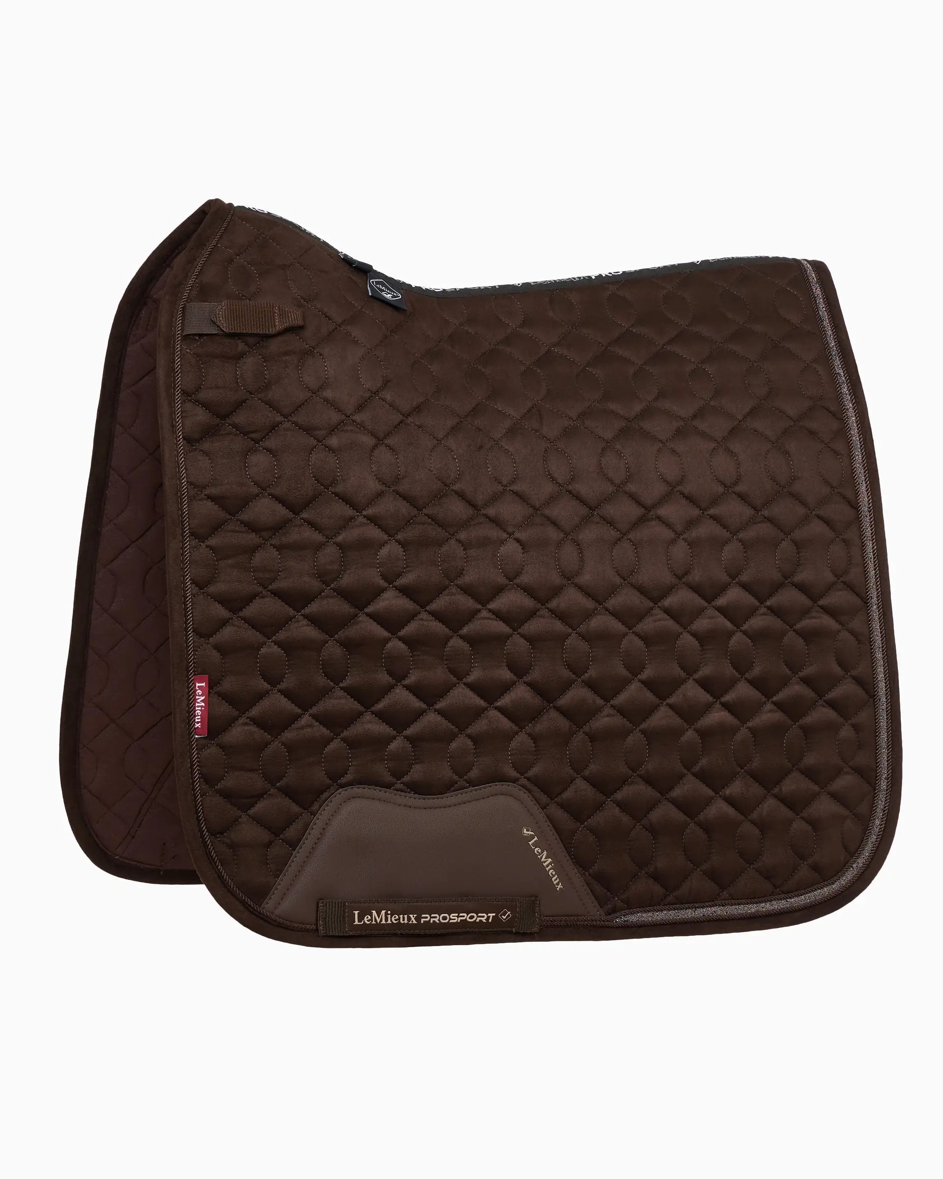 LeMieux Crystal Suede Dressage Square Brown