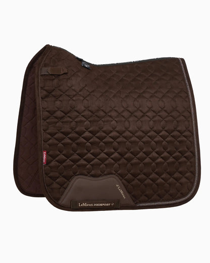 LeMieux Crystal Suede Dressage Square Brown