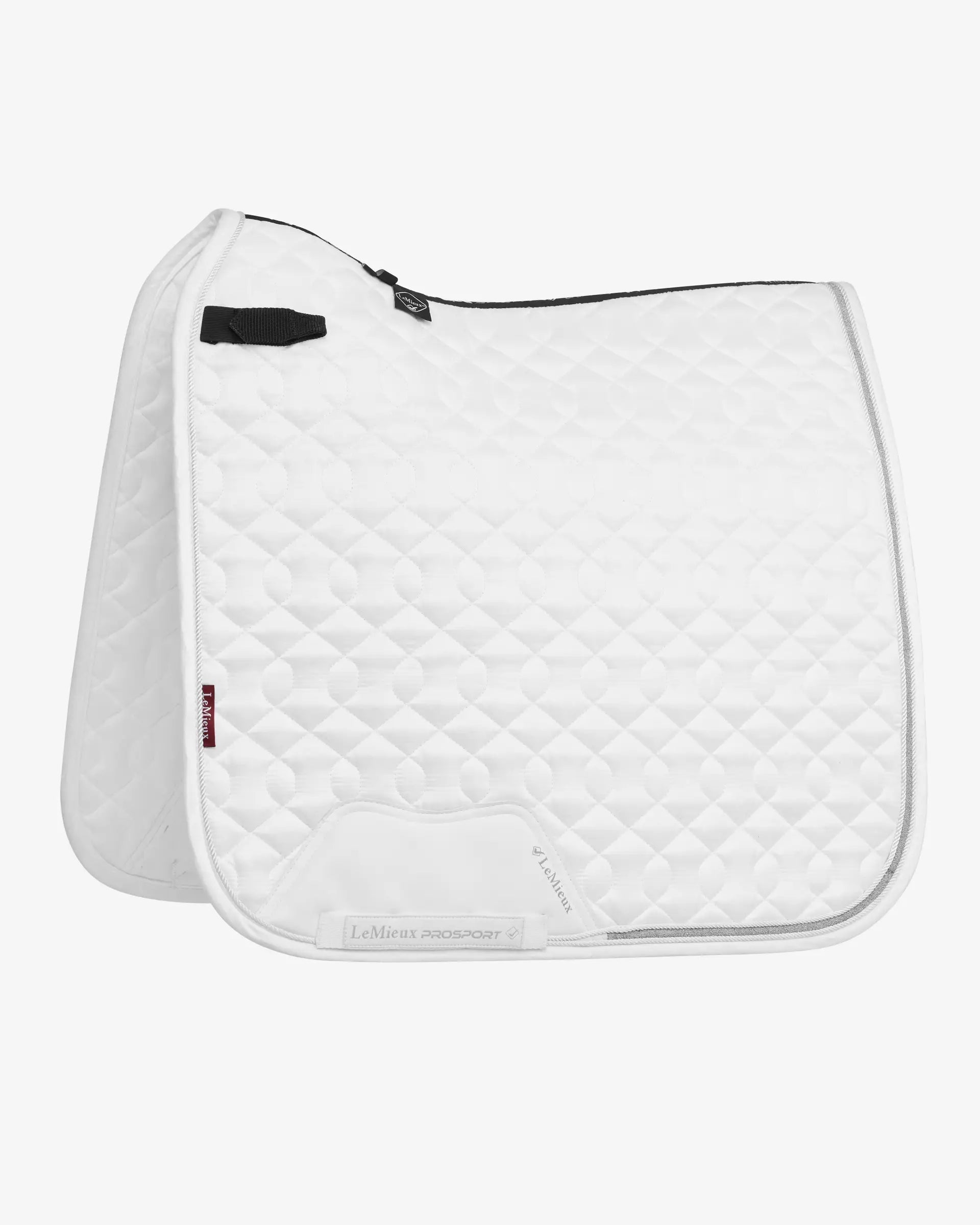 LeMieux Crystal Suede Dressage Square White