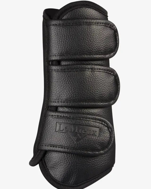 Black Lemieux Schooling Boot: Equestrian Protective Legwear for Horses