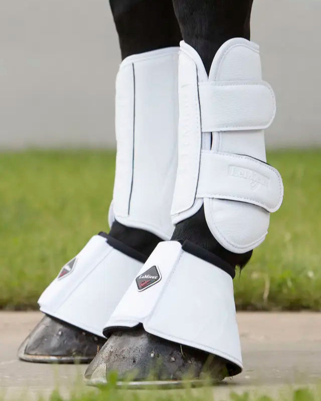 LEMIEUX White Schooling Boots: Horse Leg Protection, Equestrian Equipment