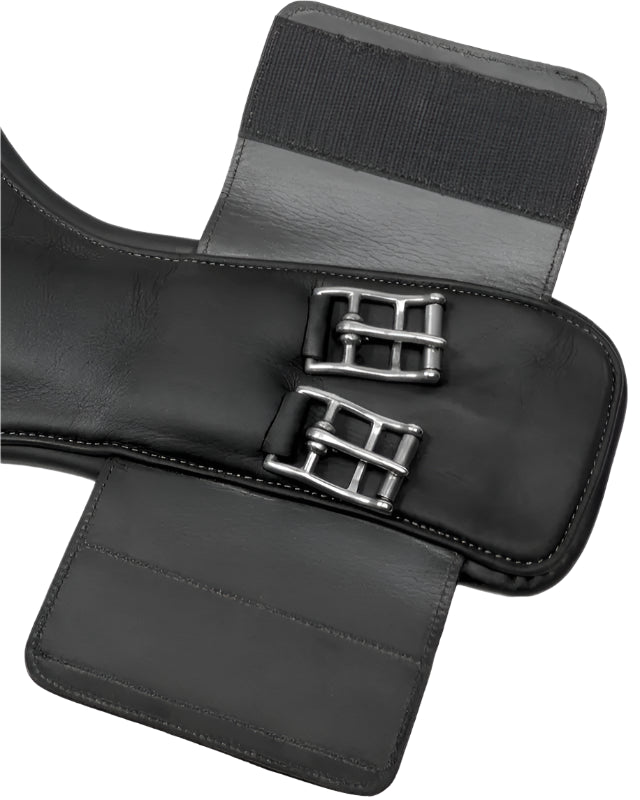 LeMieux Gel-Tek Anatomic Stud Girth - Black, Short - Horse Riding Equipment