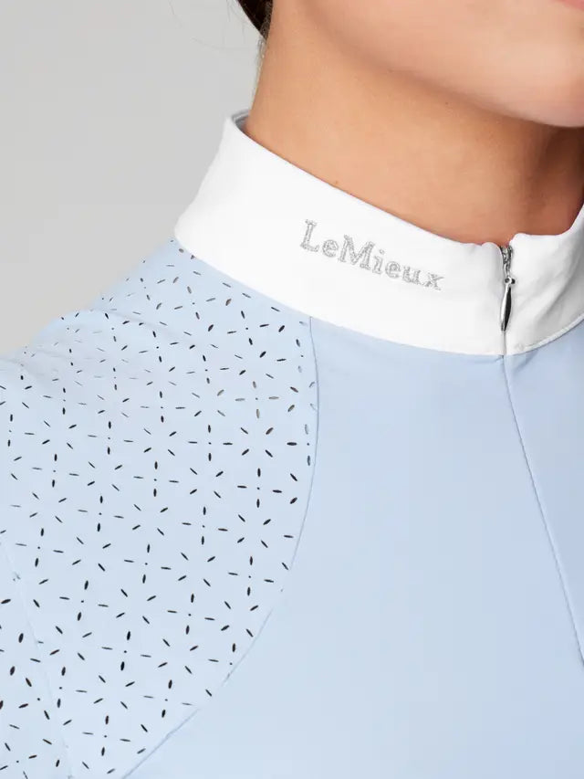 LeMieux Olivia Short Sleeve Show Shirt Mist
