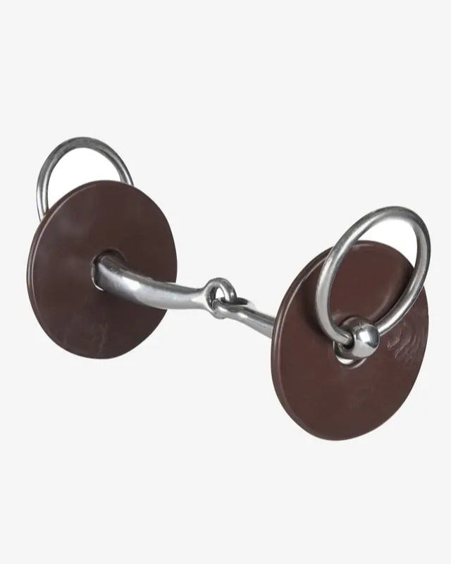 LeMieux Silicone Bit Rings Brown - Chafing Reduction, Horse Bit Accessories