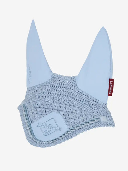 LeMieux Classic Fly Hood Mist | Equestrian Horse Ear Net Crochet Bonnet