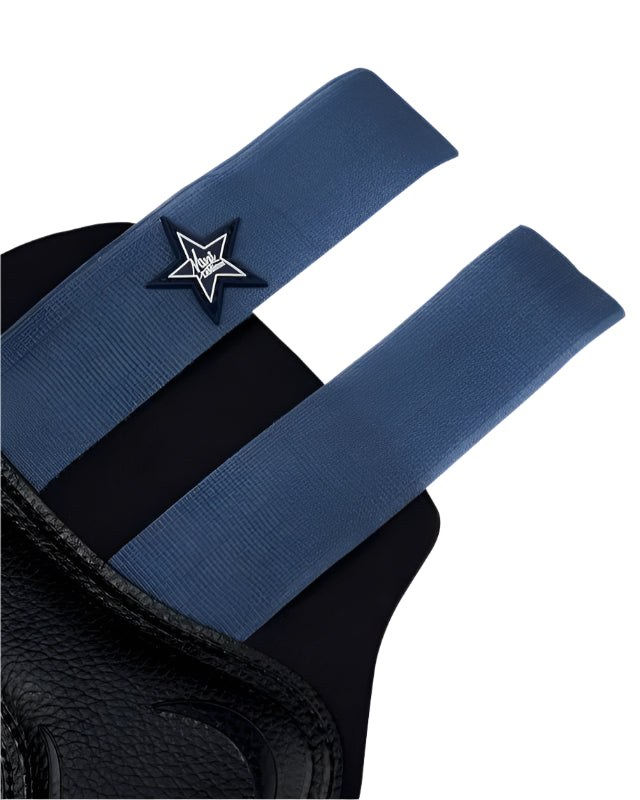 LEMIEUX MINI BRUSHING BOOT INDIGO for Ponies: Durable, Breathable, Adjustable Leg Protection. Equiflair