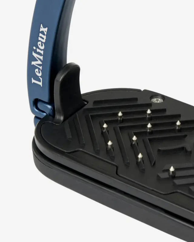 LeMieux Vector Control Stirrups Navy: Equestrian Safety Stirrups
