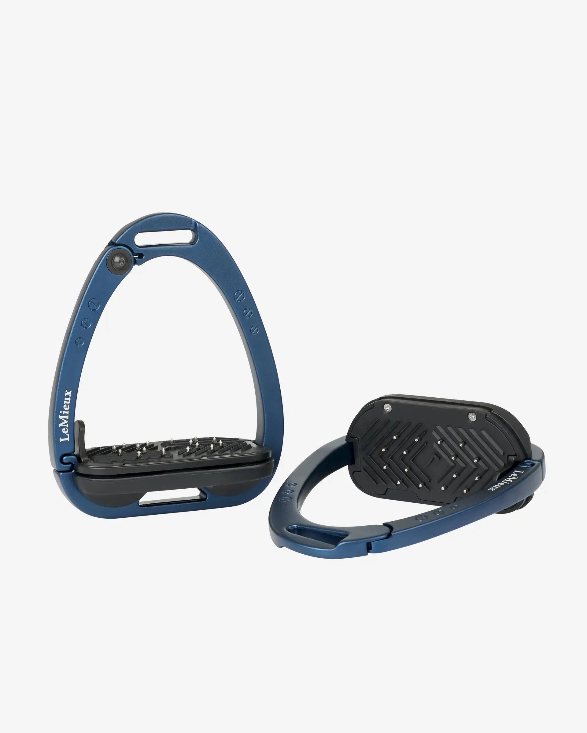 LeMieux Vector Control Stirrups Navy Blue | Lightweight Horse Riding Stirrups