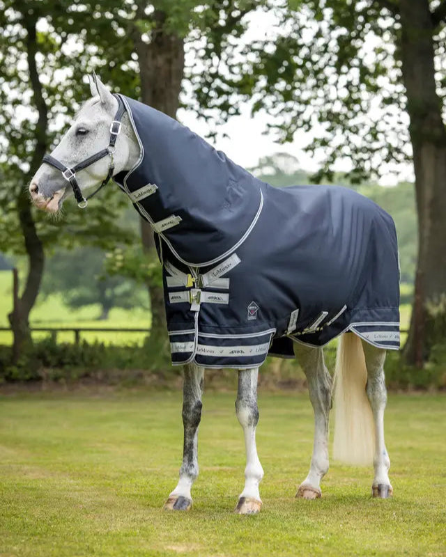 LeMieux Arika Storm-Tek 50g Navy Turnout Rug: Waterproof, Breathable Horse Blanket