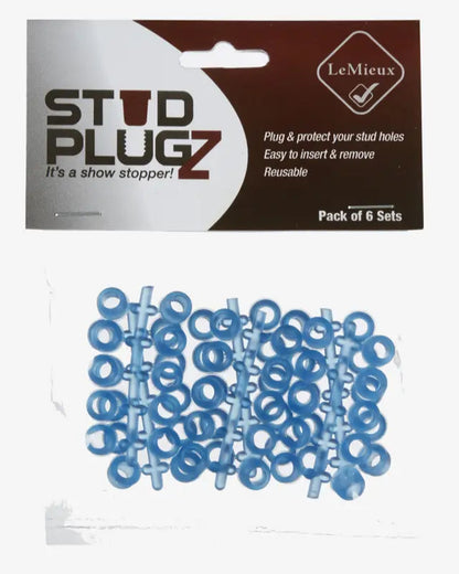 LeMieux Stud Plugz Blue - Protect Your Horse Stud Holes with Equiflair's Premium Rubber Stud Plugs