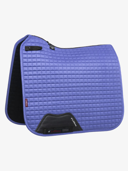 LeMieux Suede Dressage Square Saddle Pad - Bluebell Color | Equestrian Tack