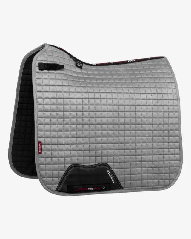 LeMieux Suede Dressage Square Grey