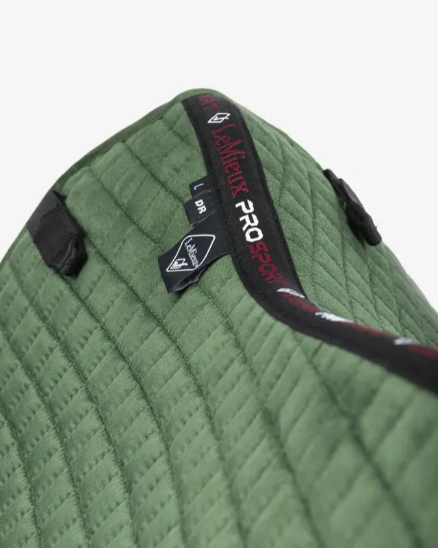 LeMieux Suede Dressage Square Hunter Green