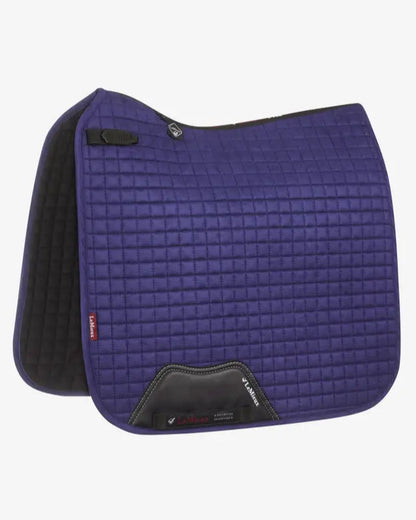 LeMieux Suede Dressage Square Ink Blue - Dressage Saddle Pad | Equiflair