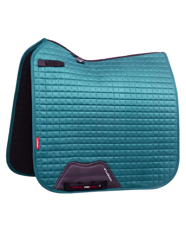 LeMieux Suede Dressage Square Peacock