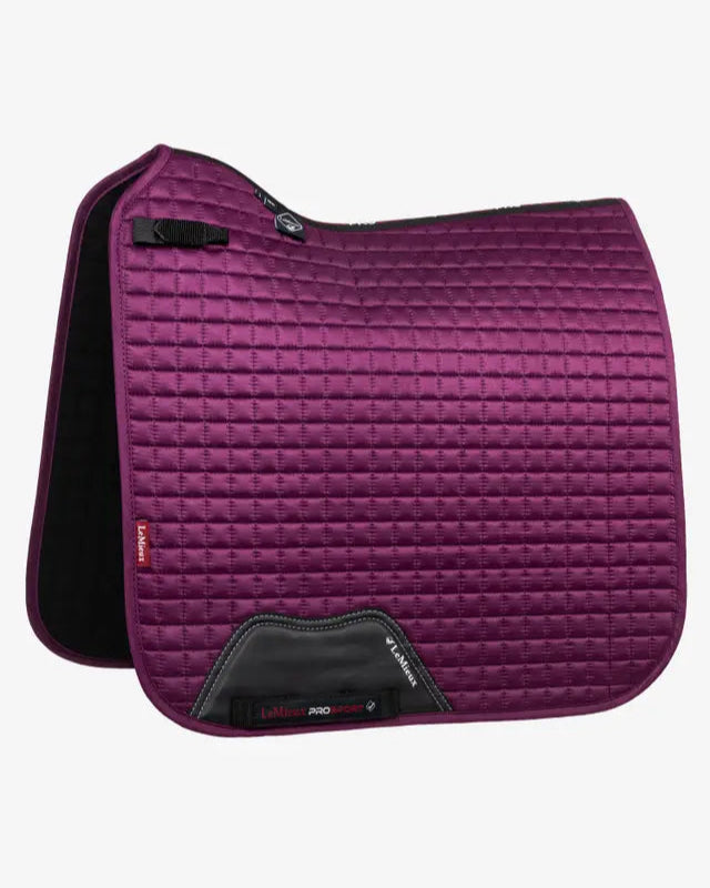 LeMieux Suede Dressage Square Plum
