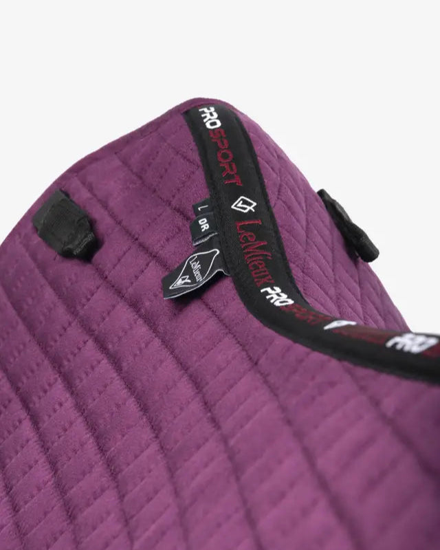 LeMieux Suede Dressage Square Plum