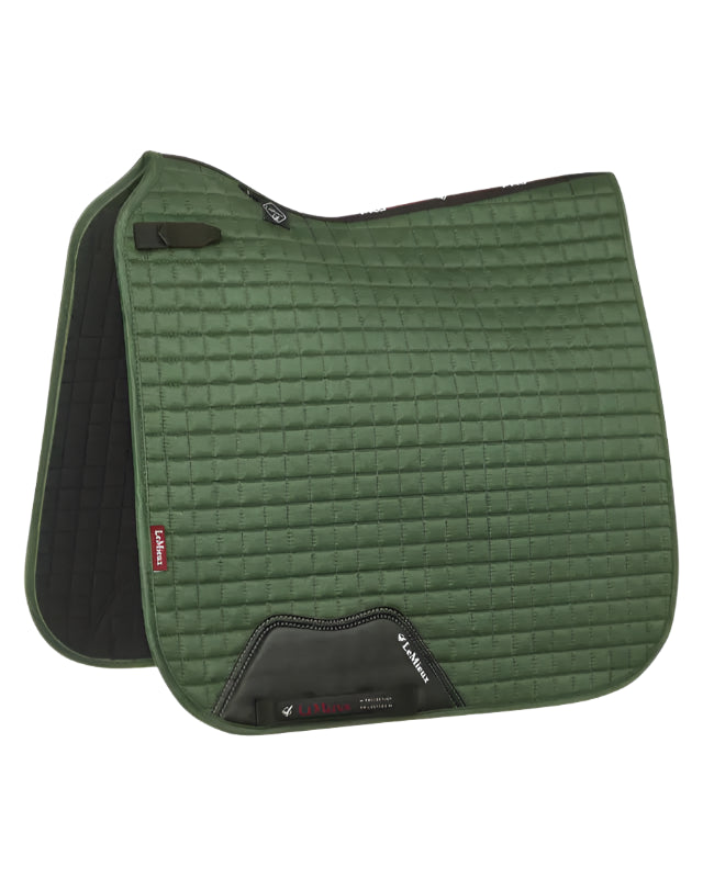 LeMieux Suede Dressage Square Hunter Green