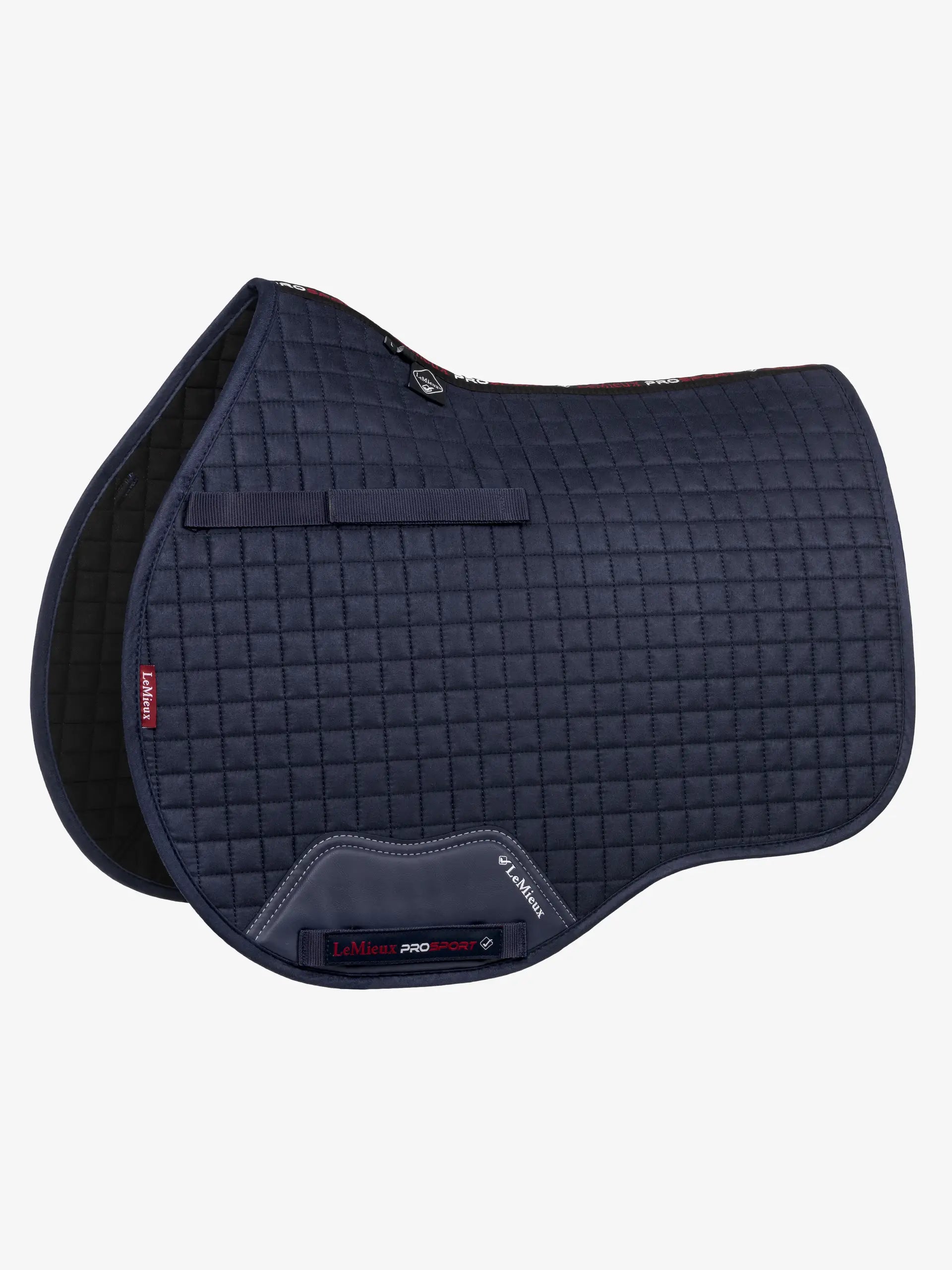 Lemieux Suede GP Square Navy Saddle Pad | Comfortable Equestrian Horse Riding Gear