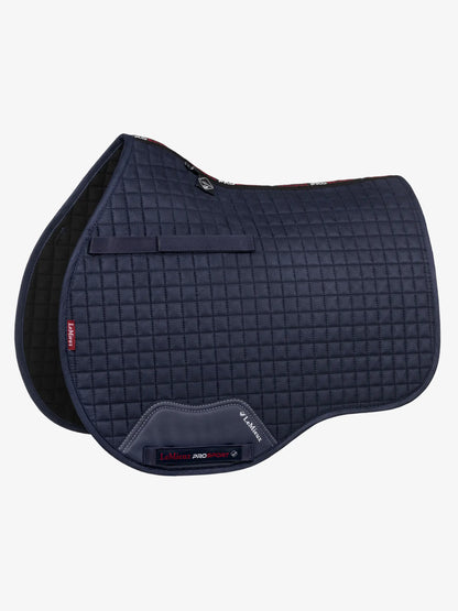 Lemieux Suede GP Square Navy Saddle Pad | Comfortable Equestrian Horse Riding Gear