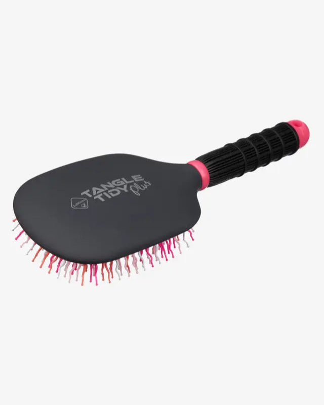 Lemieux Tangle Tidy Plus Pink Grooming Brush - Detangling Hair, Manes & Tails for Horses and Pets